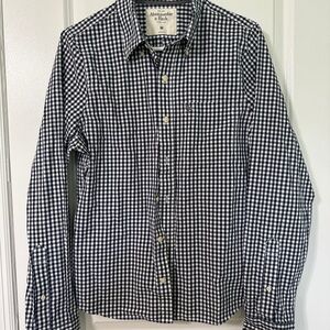 Abercrombie & Fitch Plaid Muscle Button Down Shirt
